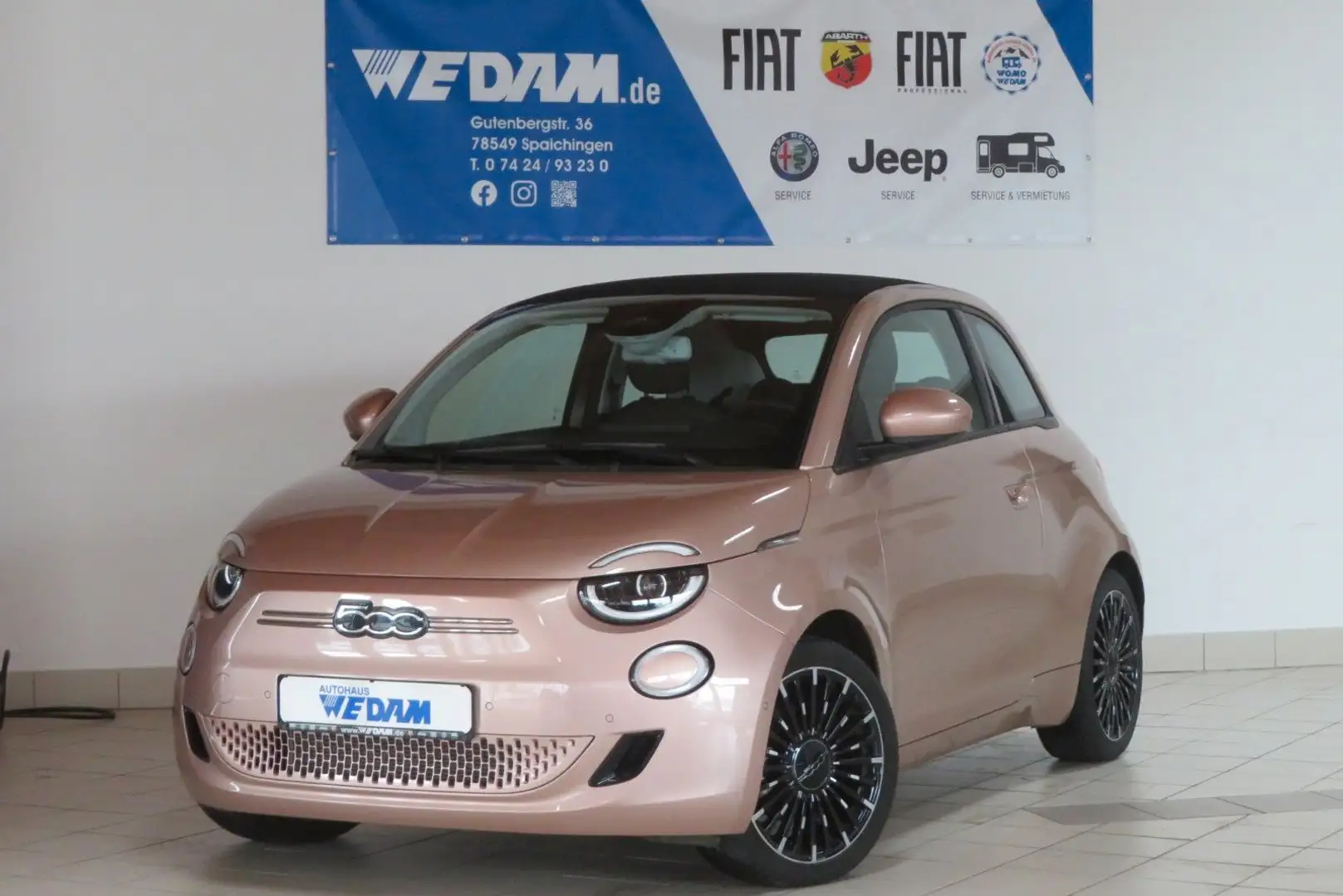 Fiat 500e Cabrio Icon 118PS *LED,Sitzheizung,NAVI* Rot - 1