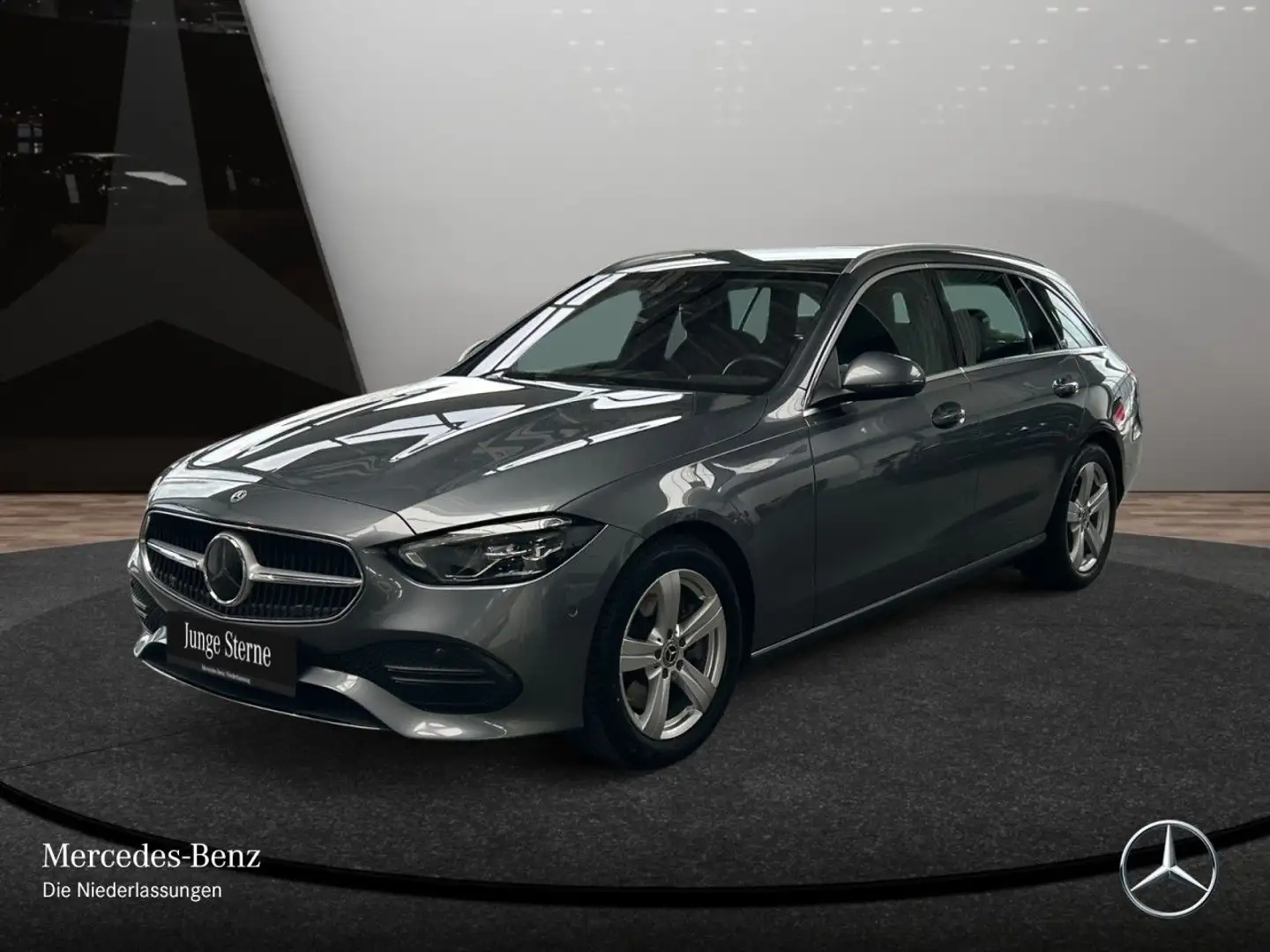 Mercedes-Benz C 300 d T AVANTG+AHK+LED+KAMERA+KEYLESS+9G Gris - 2