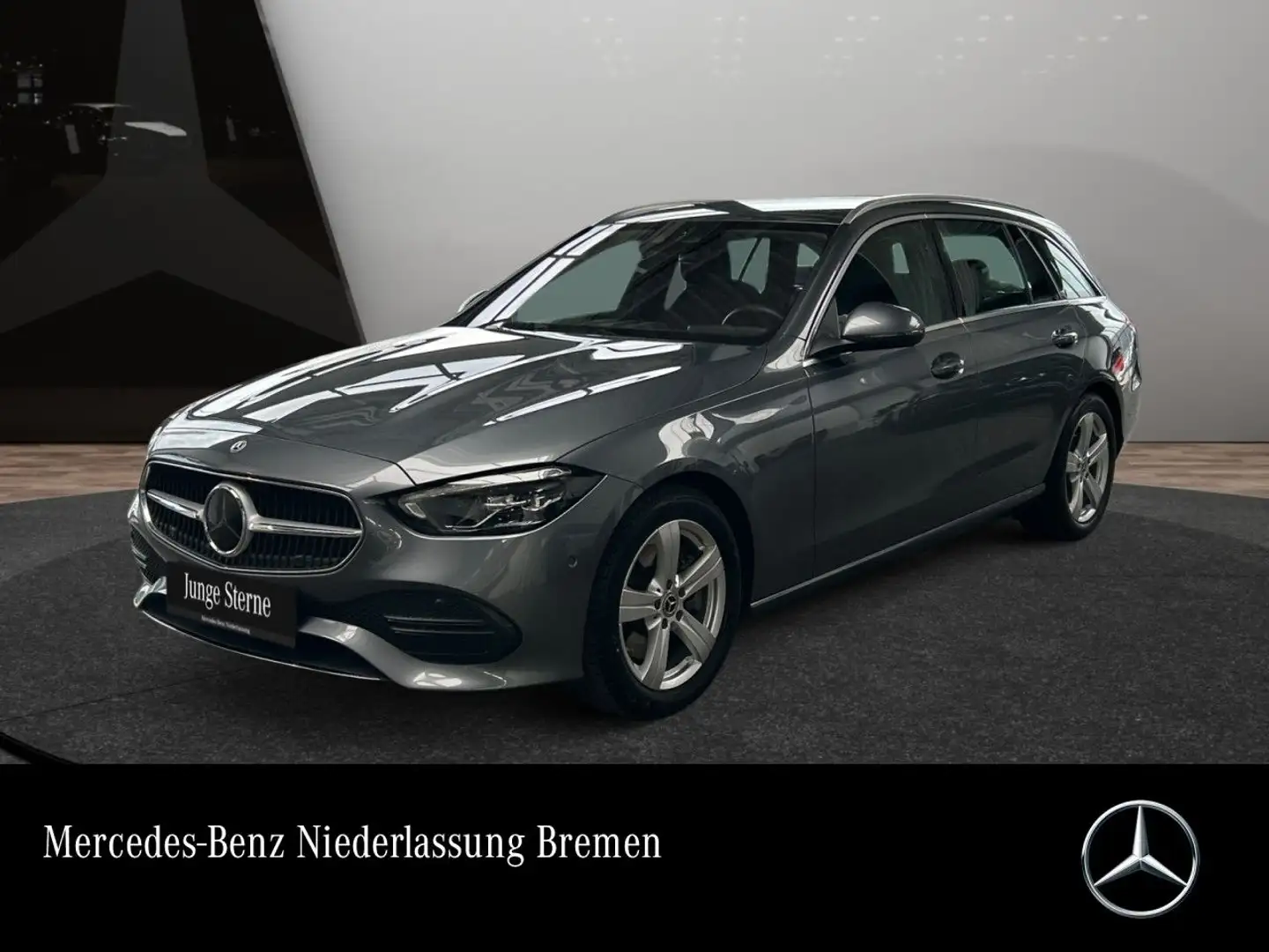 Mercedes-Benz C 300 d T AVANTG+AHK+LED+KAMERA+KEYLESS+9G Gris - 1