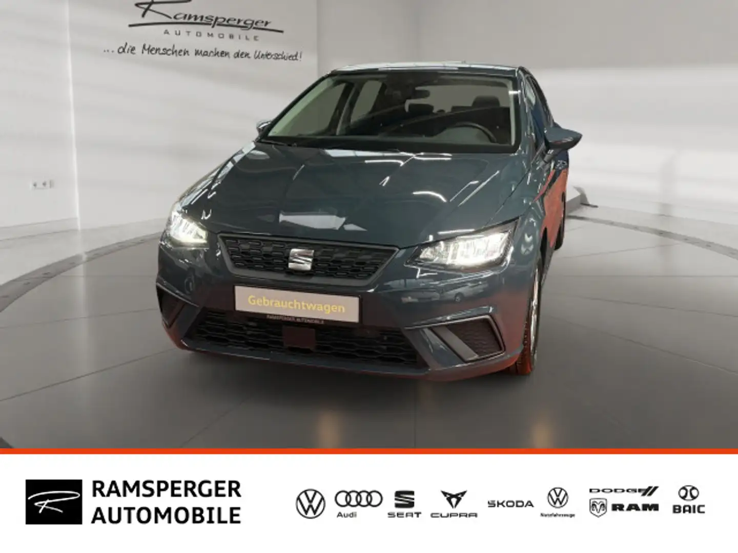 SEAT Ibiza Style 1.0 TSI LED/Navi/DAB/Kamera/uvm. Blau - 1