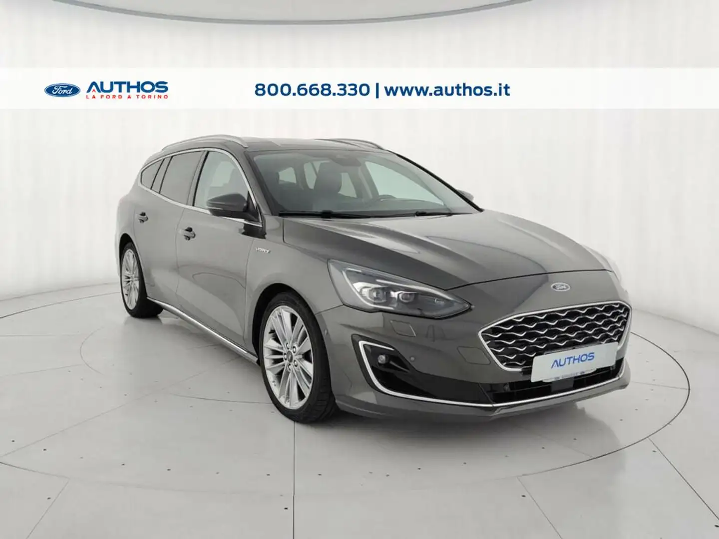 Ford Focus SW 1.5 ecoblue Vignale 120cv auto Grigio - 2