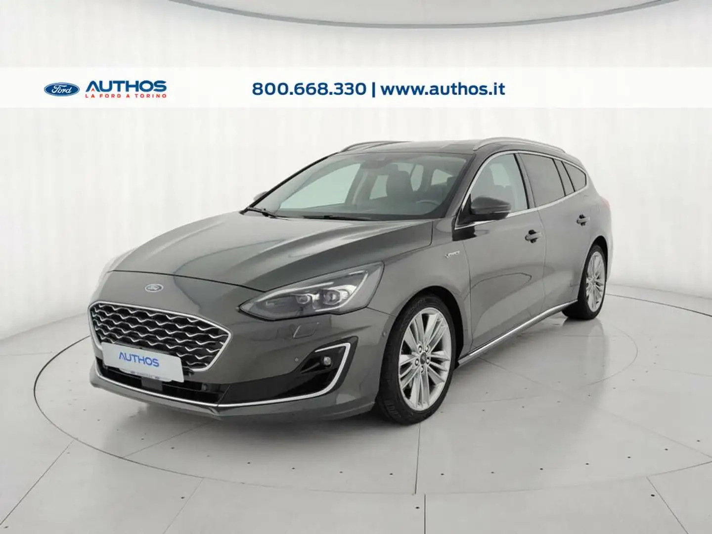 Ford Focus SW 1.5 ecoblue Vignale 120cv auto Grigio - 1