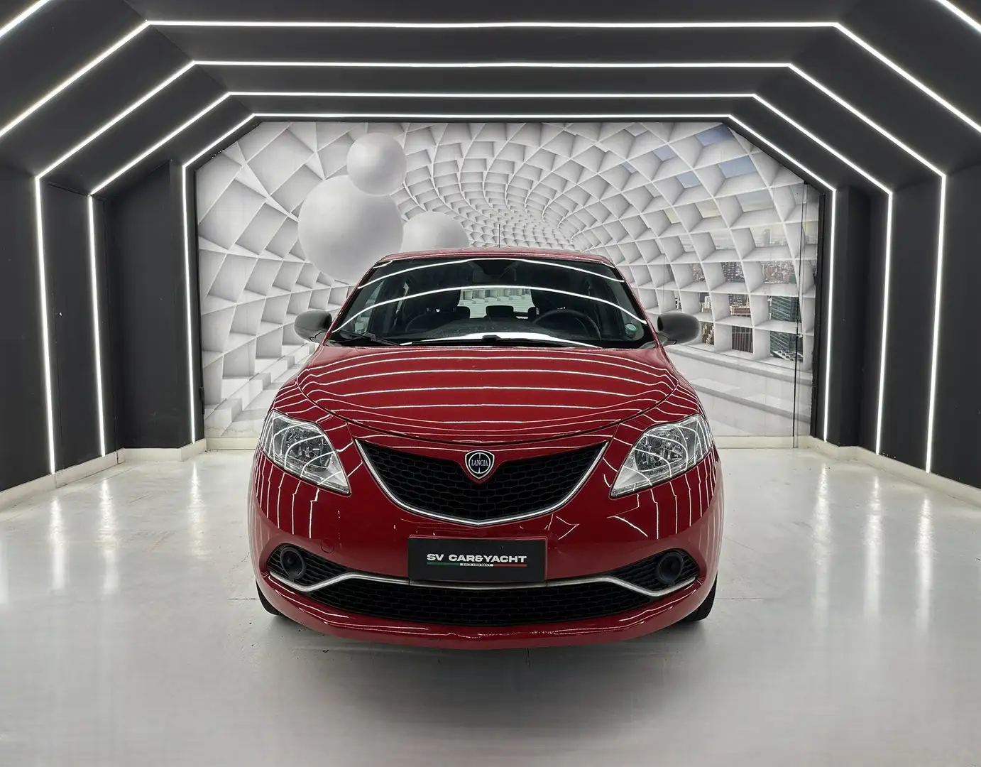Lancia Ypsilon 1.2 Platinum 69cv-NEO PATENTATI-KM CERTIFICATI Rosso - 1