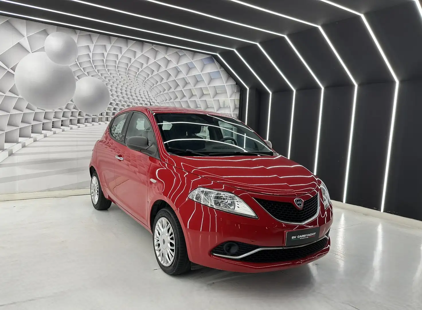 Lancia Ypsilon 1.2 Platinum 69cv-NEO PATENTATI-KM CERTIFICATI Rosso - 2