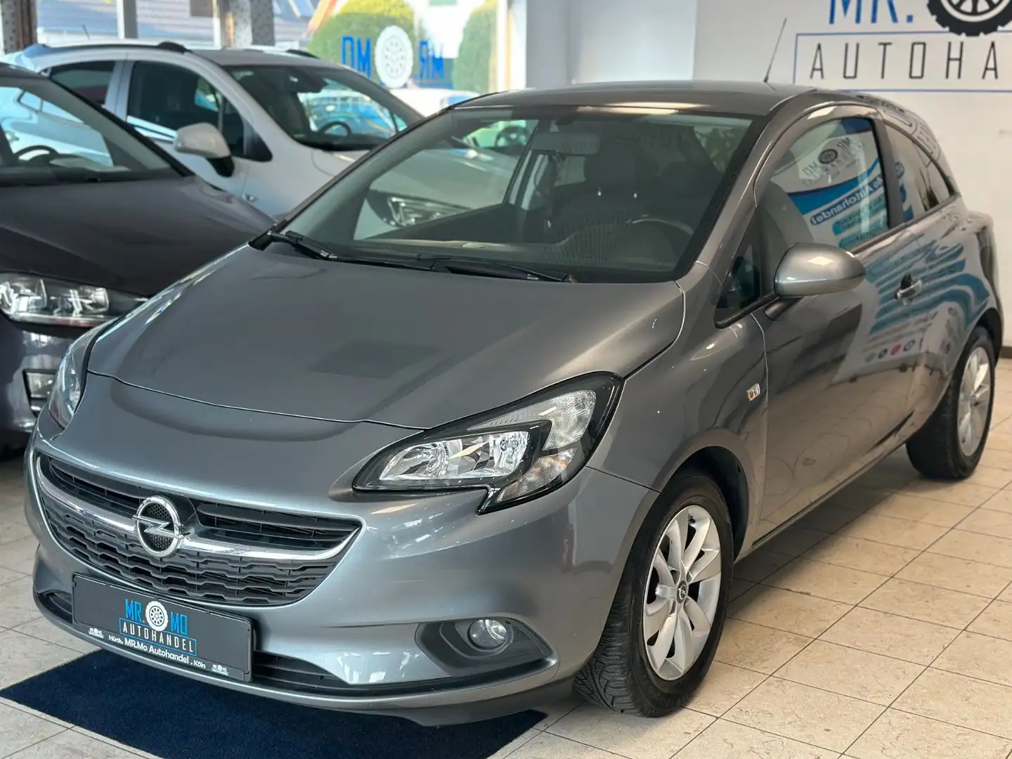 Opel Corsa E Active ecoFlex°1.4°Turbo°Allwetter°Klima Gris - 2