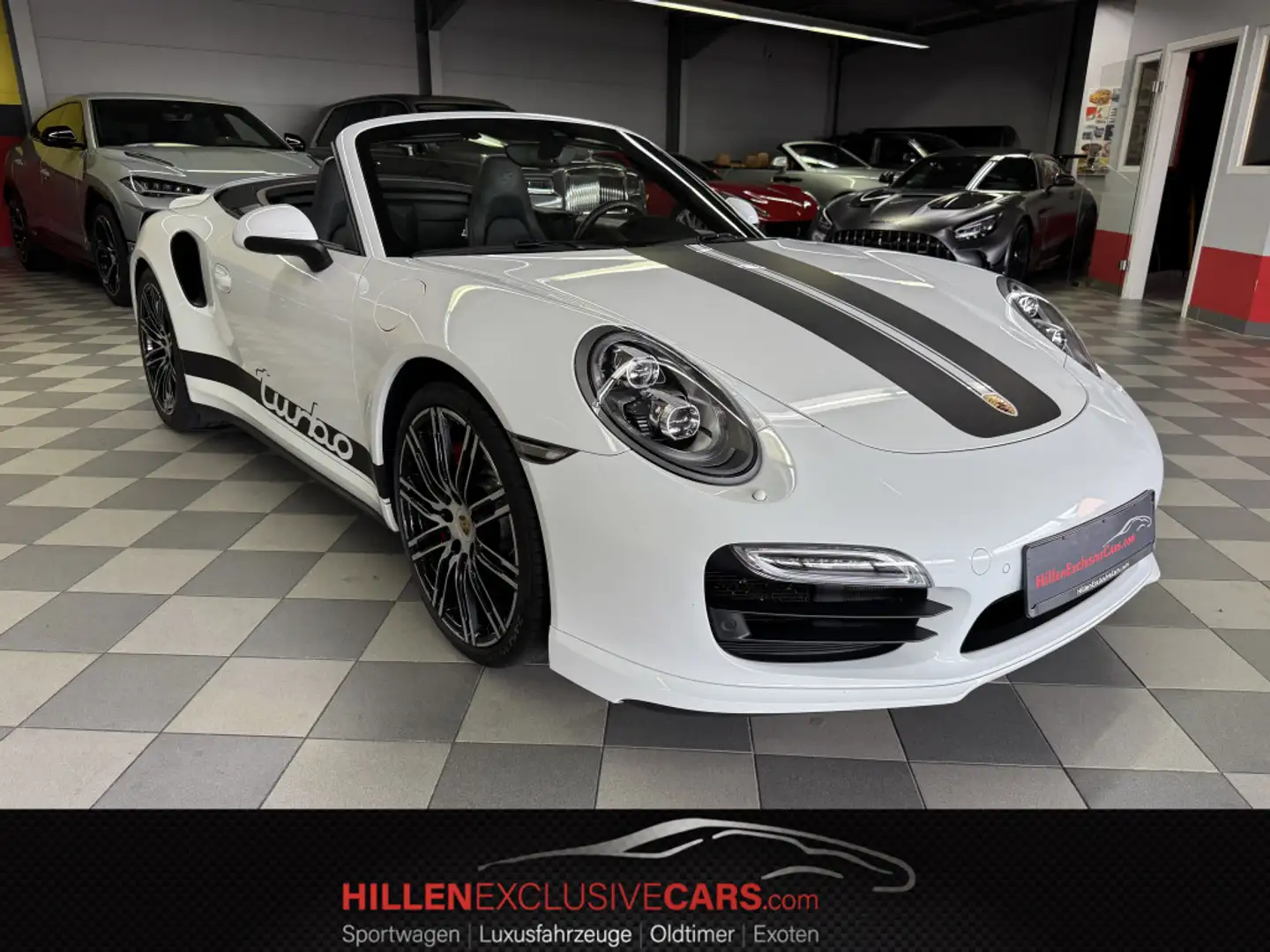Porsche 991 (911) Turbo Cabrio PDK u-frei*BRD*Approved Bianco - 1