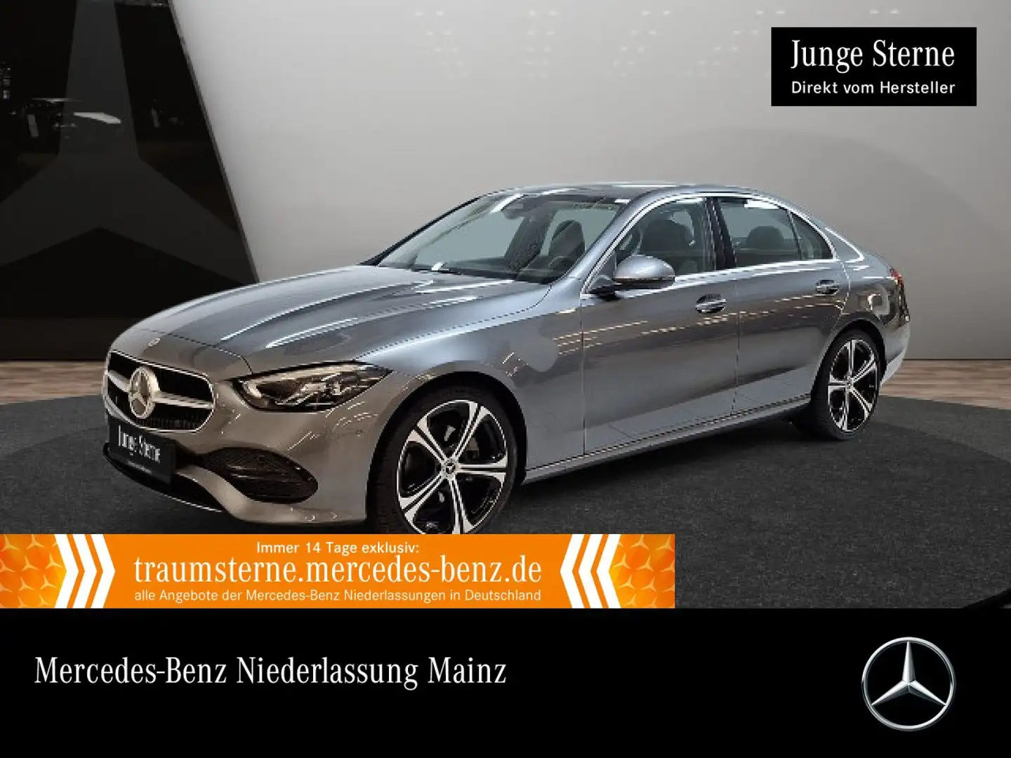 Mercedes-Benz C 180 AVANTG+LED+KAMERA+TOTW+KEYLESS+9G Grau - 1