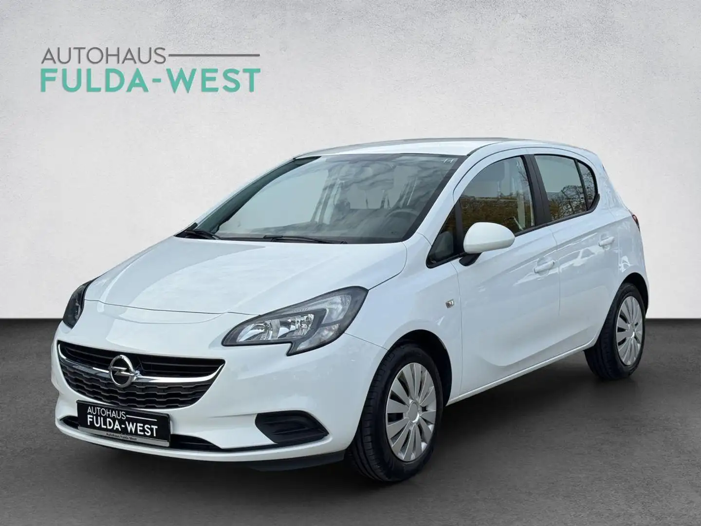Opel Corsa E 1.2 Edition 5trg Garantie Klima Einparkh Blanc - 1