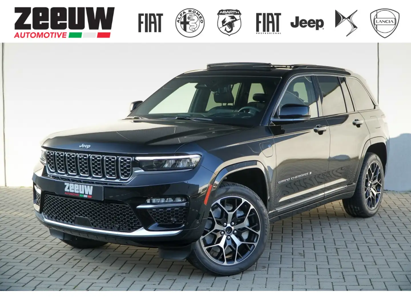 Jeep Grand Cherokee Summit Reserve 4xe 380pk | Leder | Pan dak | 21" Noir - 1