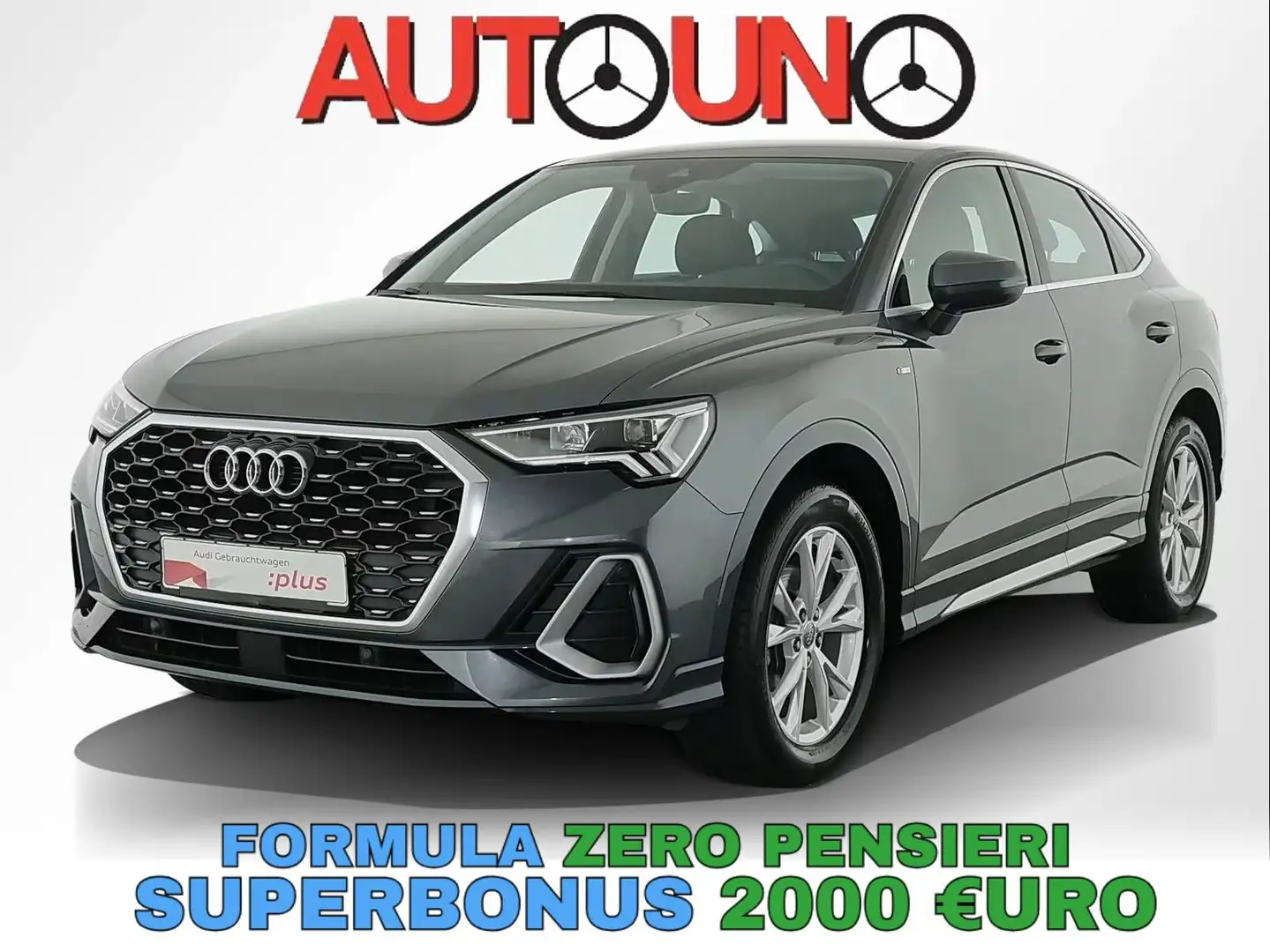 Audi Q3 SPB 35 TFSI S line edition Grijs - 1