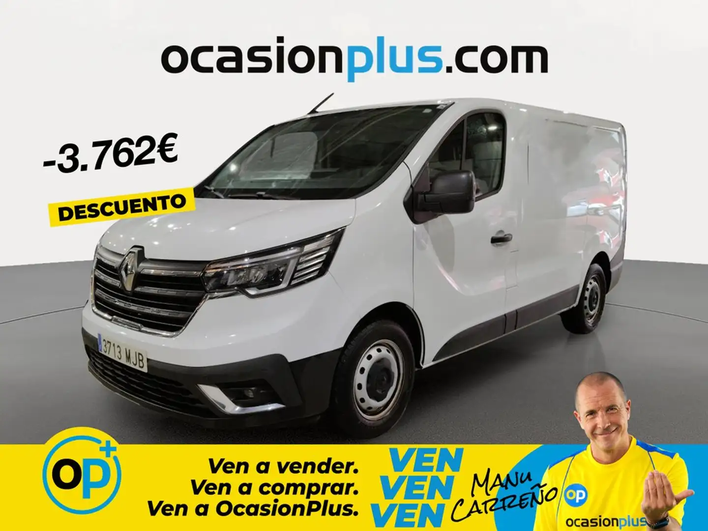 Renault Trafic Furgón L1H1 BluedCi 96kW CU aumentada Blanco - 1