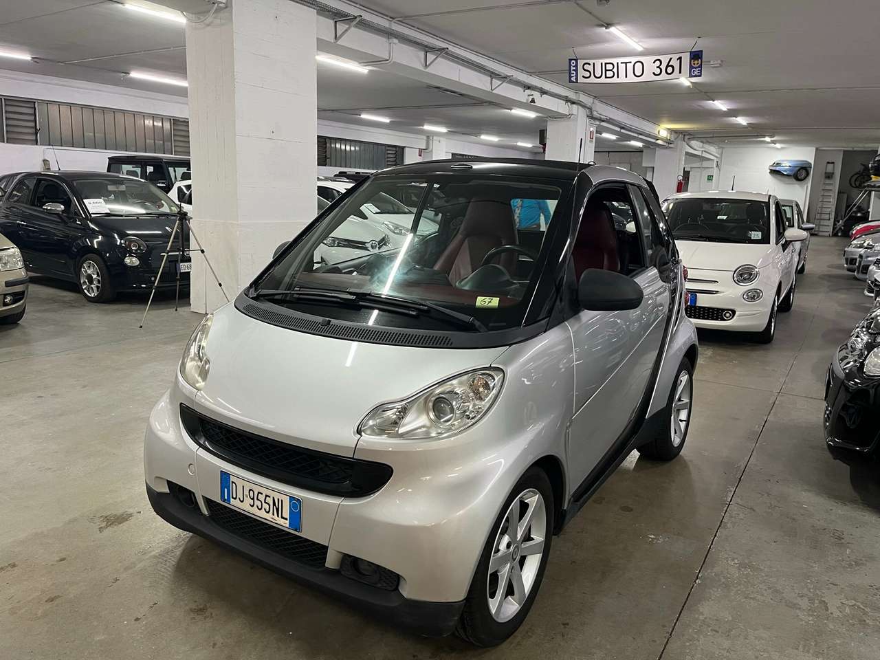 smart forTwo Cabrio 1.0 interni in PELLE