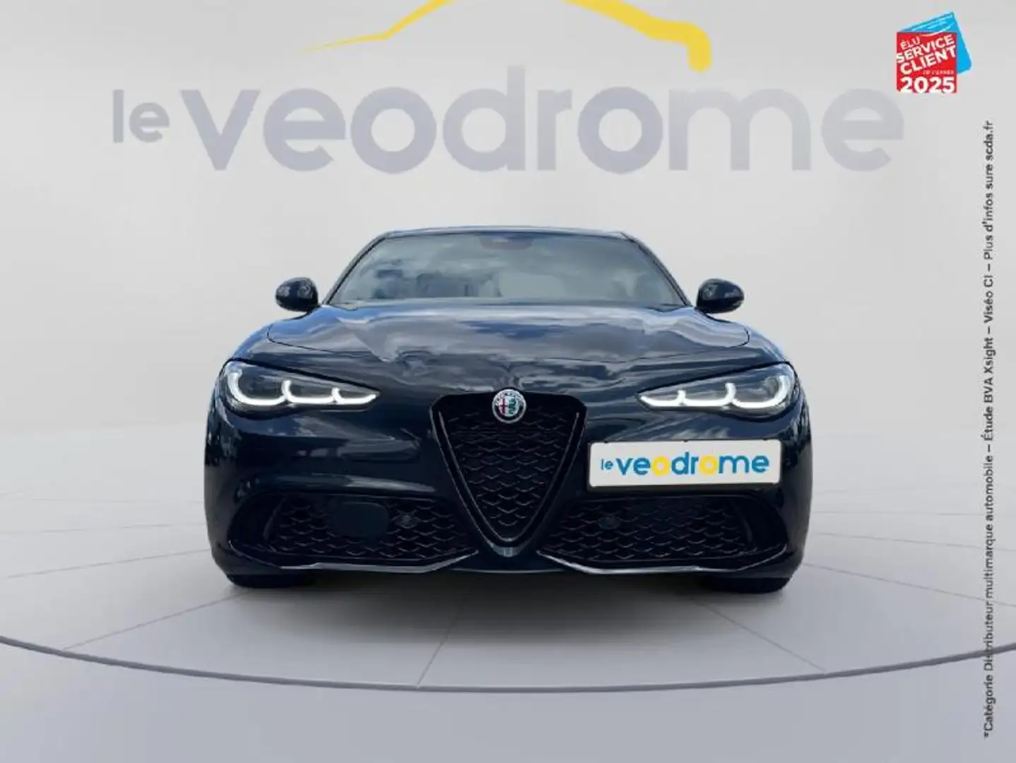 Alfa Romeo Giulia 2.2 Diesel 160ch Sprint AT8 Sieges chauf/cuir Volant chauf Camera Noir - 2