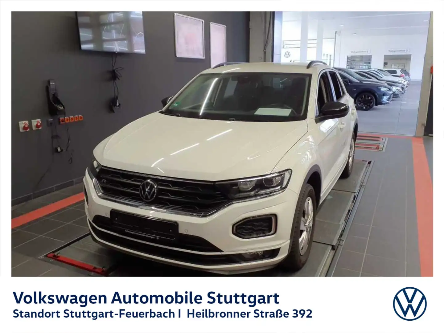 Volkswagen T-Roc 1.5 TSI ACT United R-Line DSG Navi Weiß - 1