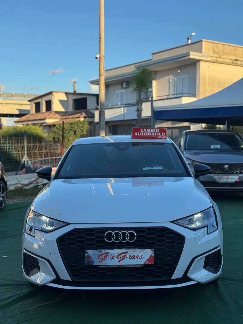 Audi A3 Sportback 35 2.0 tdi Business 150cv s-tronic my20 Bianco - 1