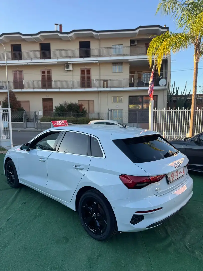 Audi A3 Sportback 35 2.0 tdi Business 150cv s-tronic my20 Bianco - 2
