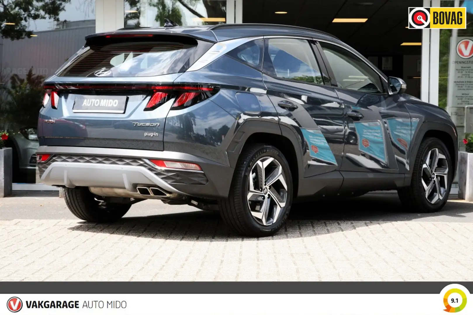 Hyundai TUCSON Tucson 1.6 T-GDI PHEV Plug-In Hybrid 4WD Automaat Blauw - 2