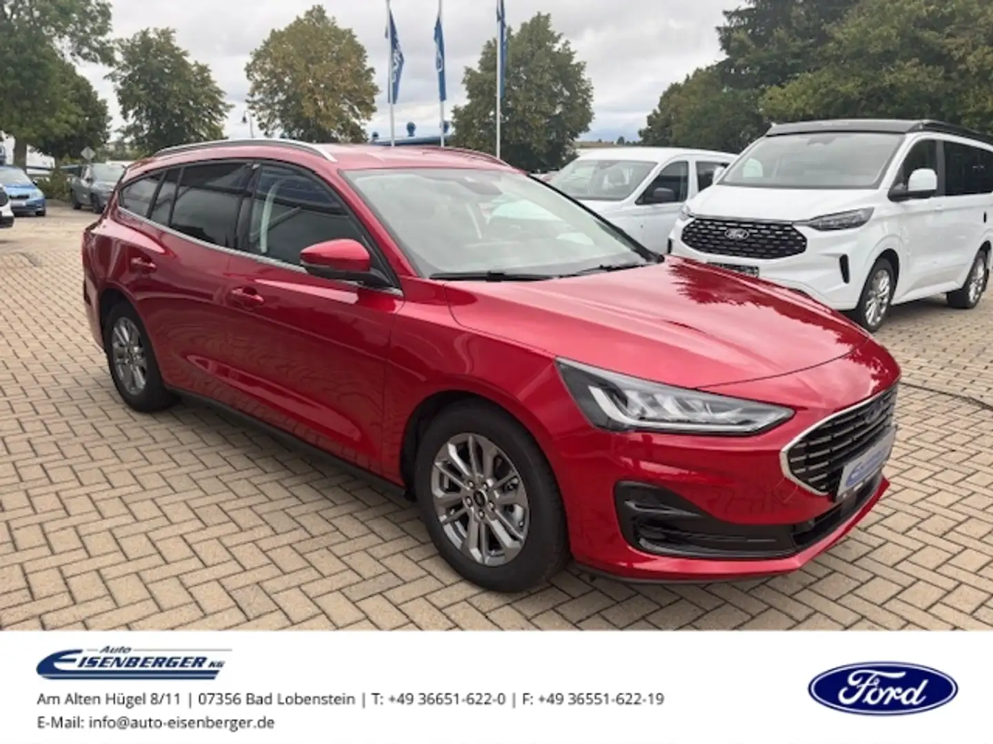 Ford Focus 1.0 Turnier Titanium Edition MHEV EU6e Rouge - 2