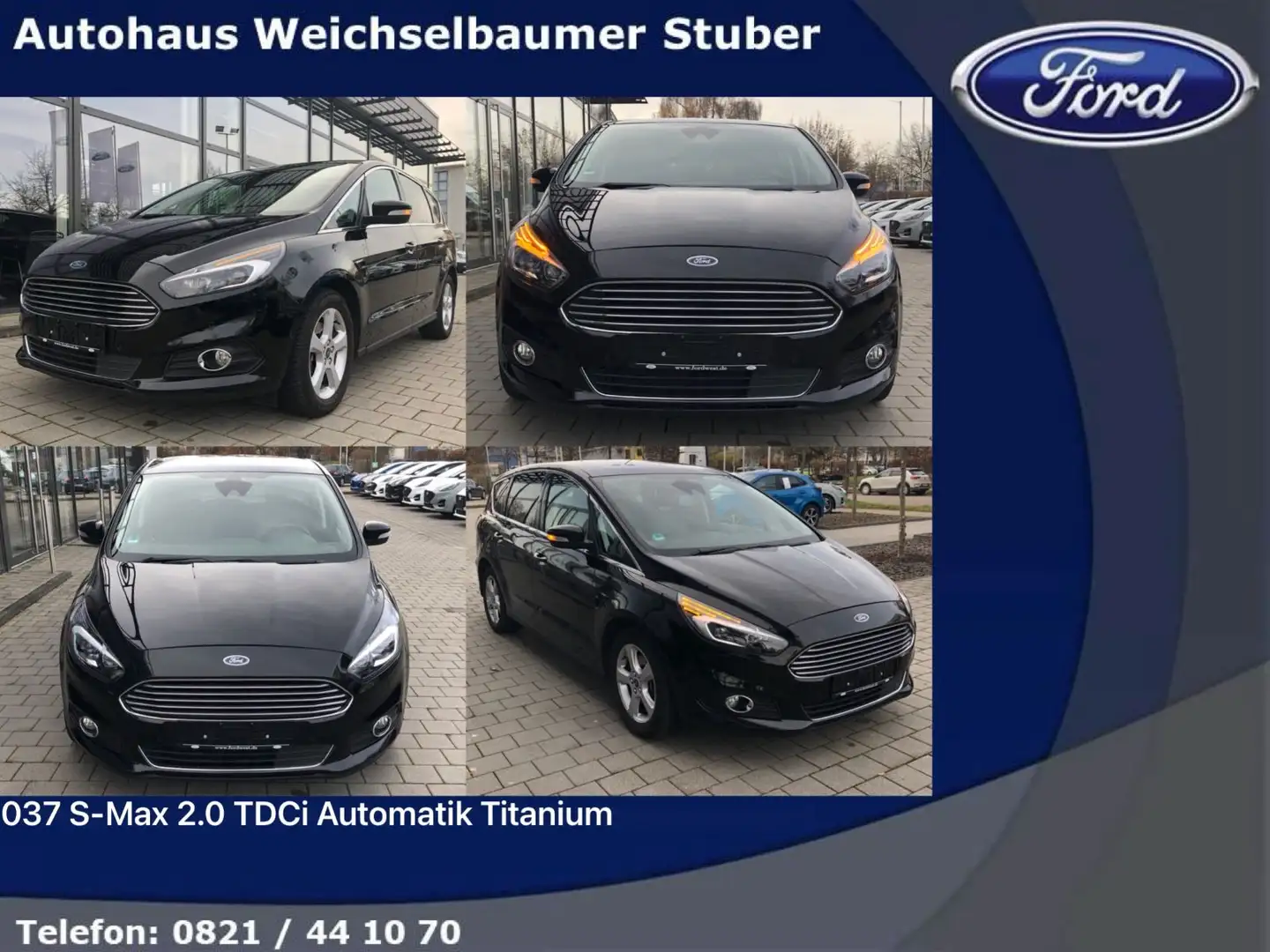 Ford S-Max 037  S-Max 2.0 TDCi Automatik Titanium Negro - 1