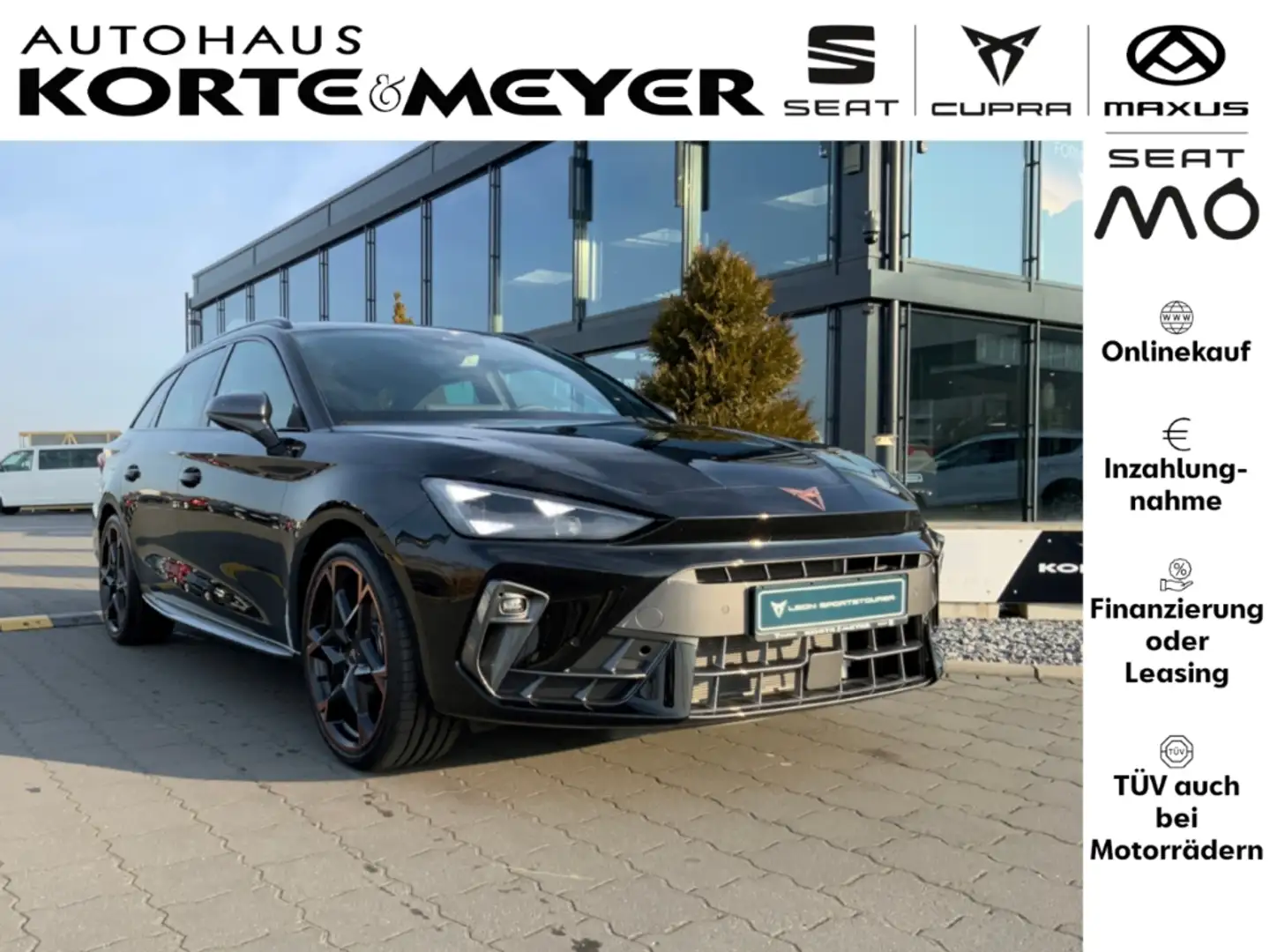 CUPRA Leon SP 1.5eTSI DSG+ACC+AHK+ LED+Sitzhzg+Navi Noir - 1