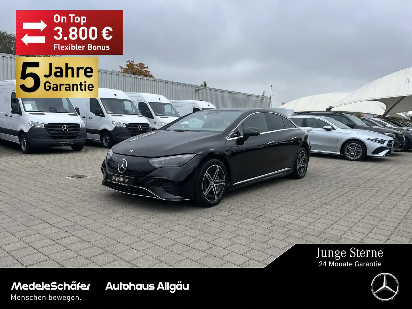 Mercedes-Benz EQE 300 EQE 300 AMG 19" Airmatic D-Light AHK Memory NP82 Schwarz - 1