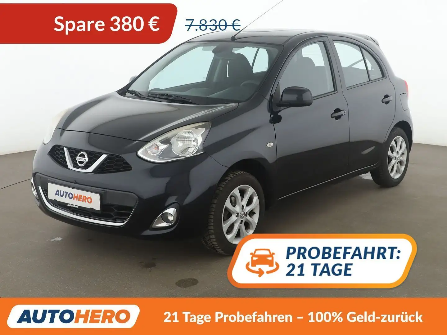 Nissan Micra 1.2 Acenta*TEMPO*SHZ*LIM*ALU*KLIMA*BLUETOOTH* Noir - 1