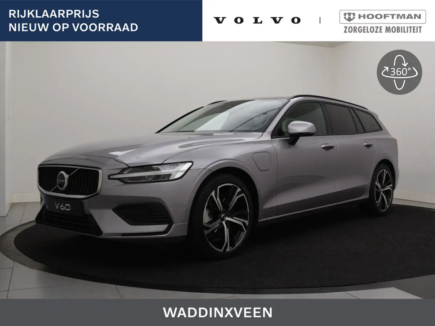 Volvo V60 T6 PLUG-IN HYBRID ESSENTIAL EDITION *NIEUW OP VOOR Zilver - 1