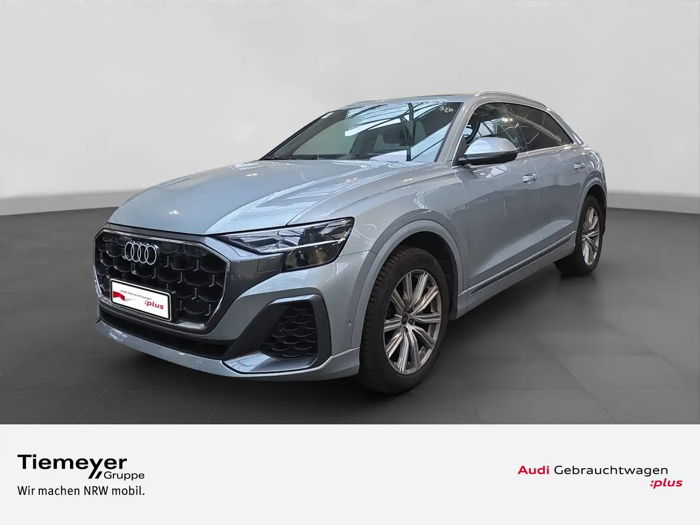 Audi Q8 55 TFSI Q S LINE UPE114 LM21 PANO AHK HuD LUF Silber - 1