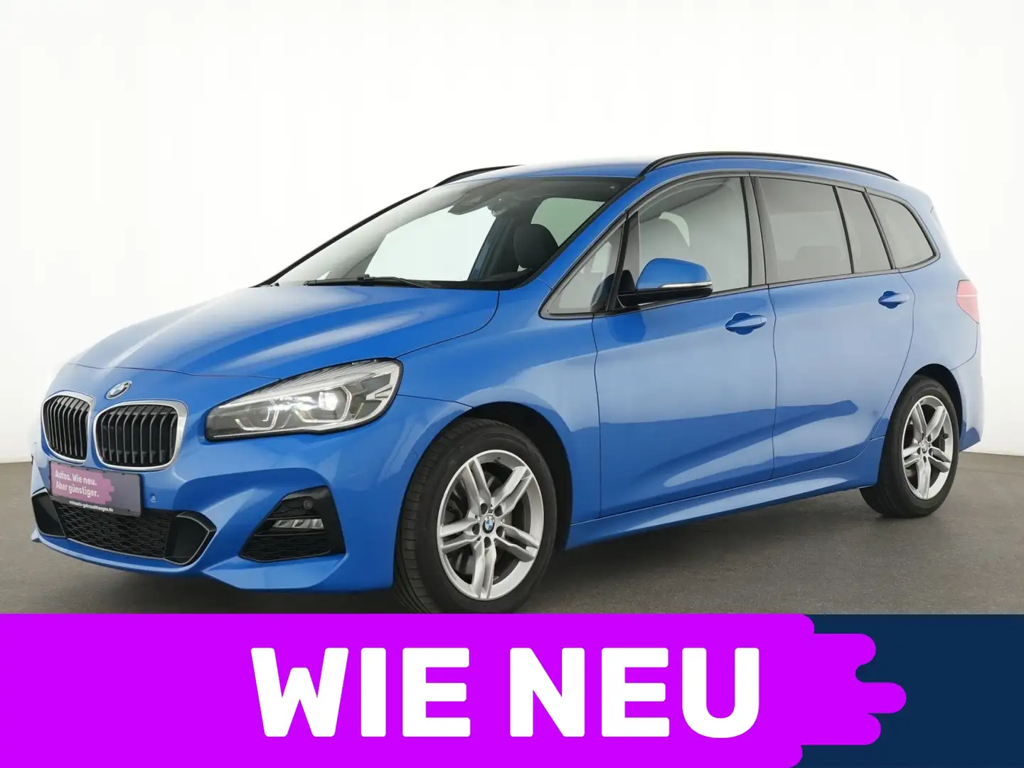 BMW 218 d Gran Tourer M Sport Harman-Kardon|Navi|AHK Bleu - 1