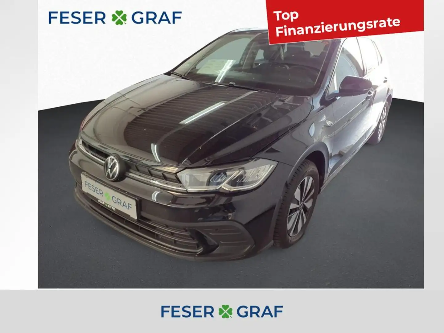 Volkswagen Polo 1.0 TSI Goal DSG LED/ACC/Tel/DAB+ Schwarz - 1