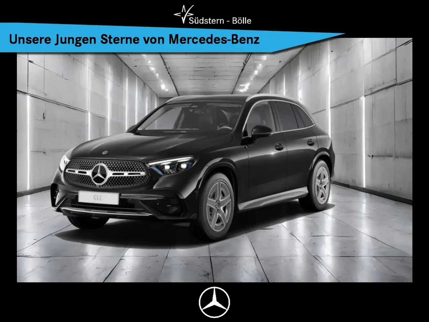 Mercedes-Benz GLC 300 e 4M AMG+AMBIENTE+MEMORY+MBUX+KAMERA Schwarz - 1