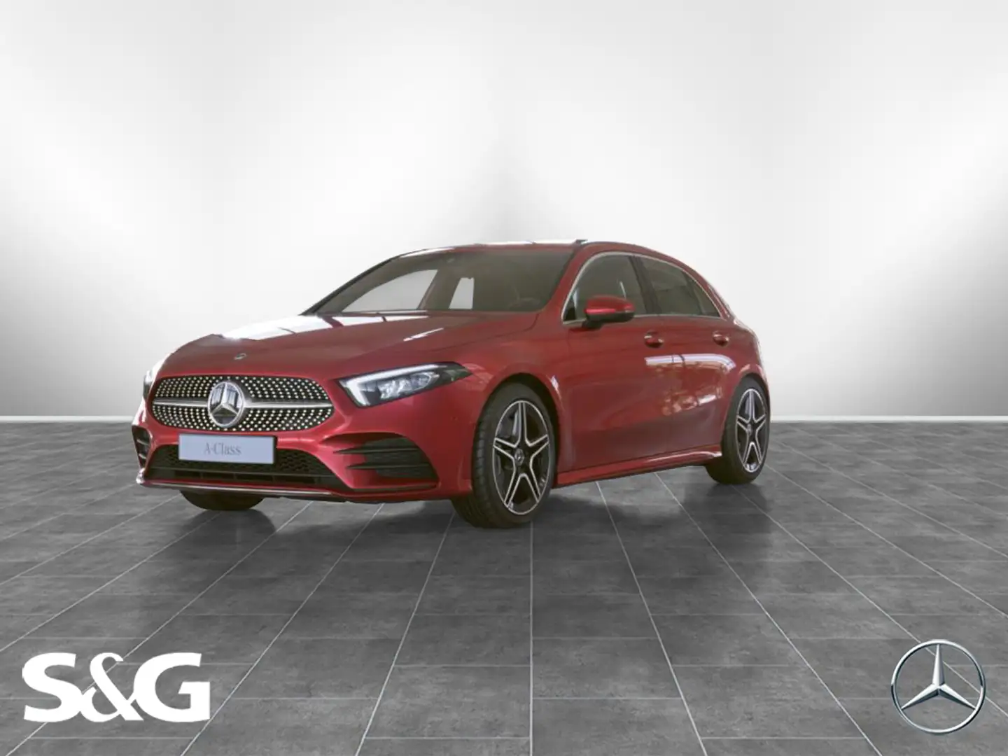 Mercedes-Benz A 250 e KAMERA+SPURHALTE+MBUX+CARPLAY+LED+18" Rot - 1