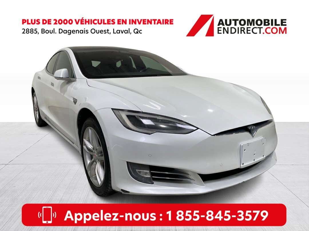 2019 Tesla Model S 75D AWD Cuir Toit Vitré GPS Sièges Chauffants Camé