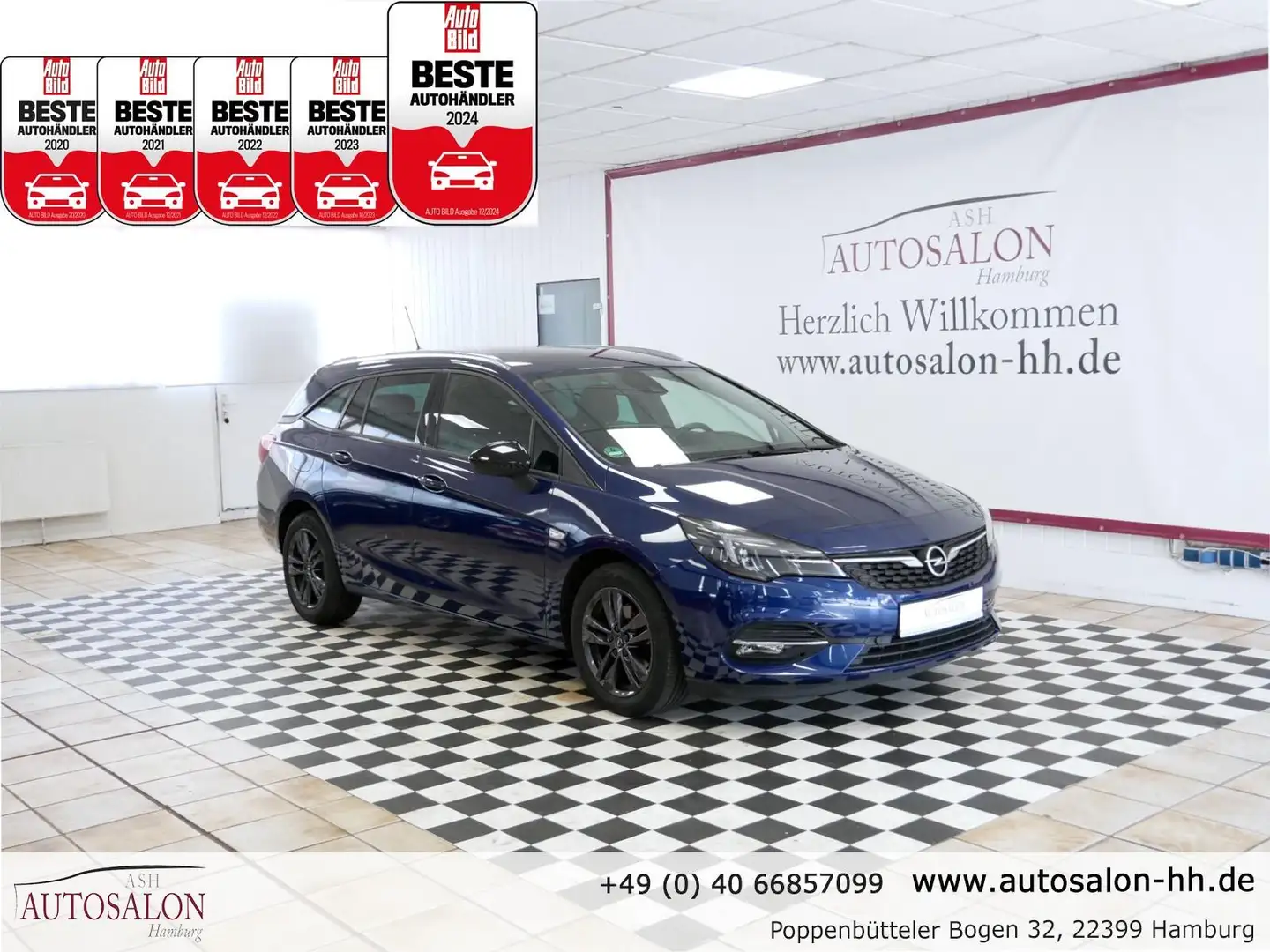 Opel Astra K Sports Tourer 2020*2Vorb*Serviceg.*Kamera*PDC V& Blau - 1