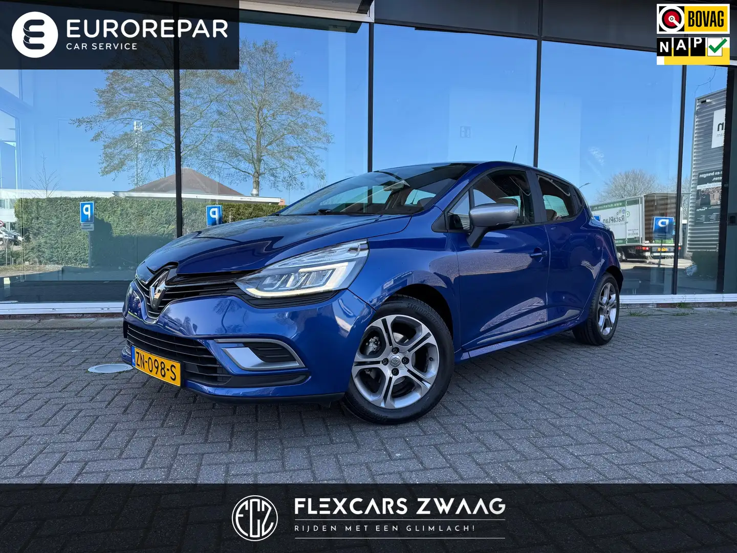 Renault Clio 0.9 TCe Intens GT Line - Navi - Leder - Climate - Modrá - 1