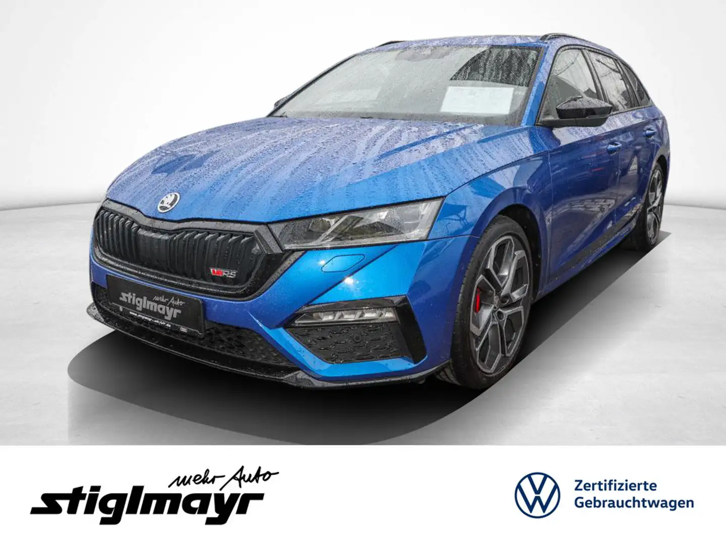Skoda Octavia Combi RS 2.0 TSI HUD+NAVI+MATRIX+PANO Blau - 1