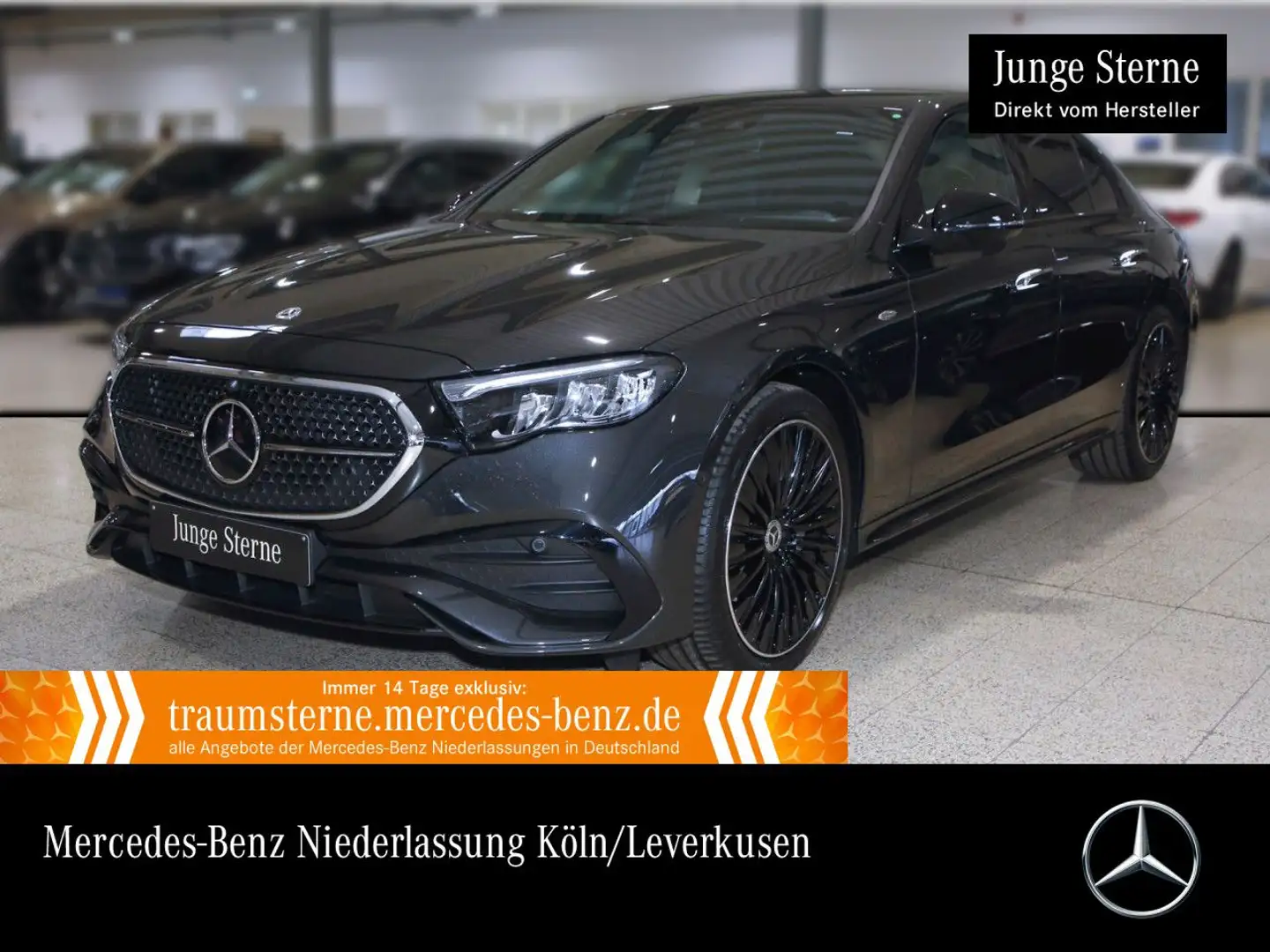 Mercedes-Benz E 300 de Hybrid AMG Fahrass Burmester Distr. LED Grau - 1
