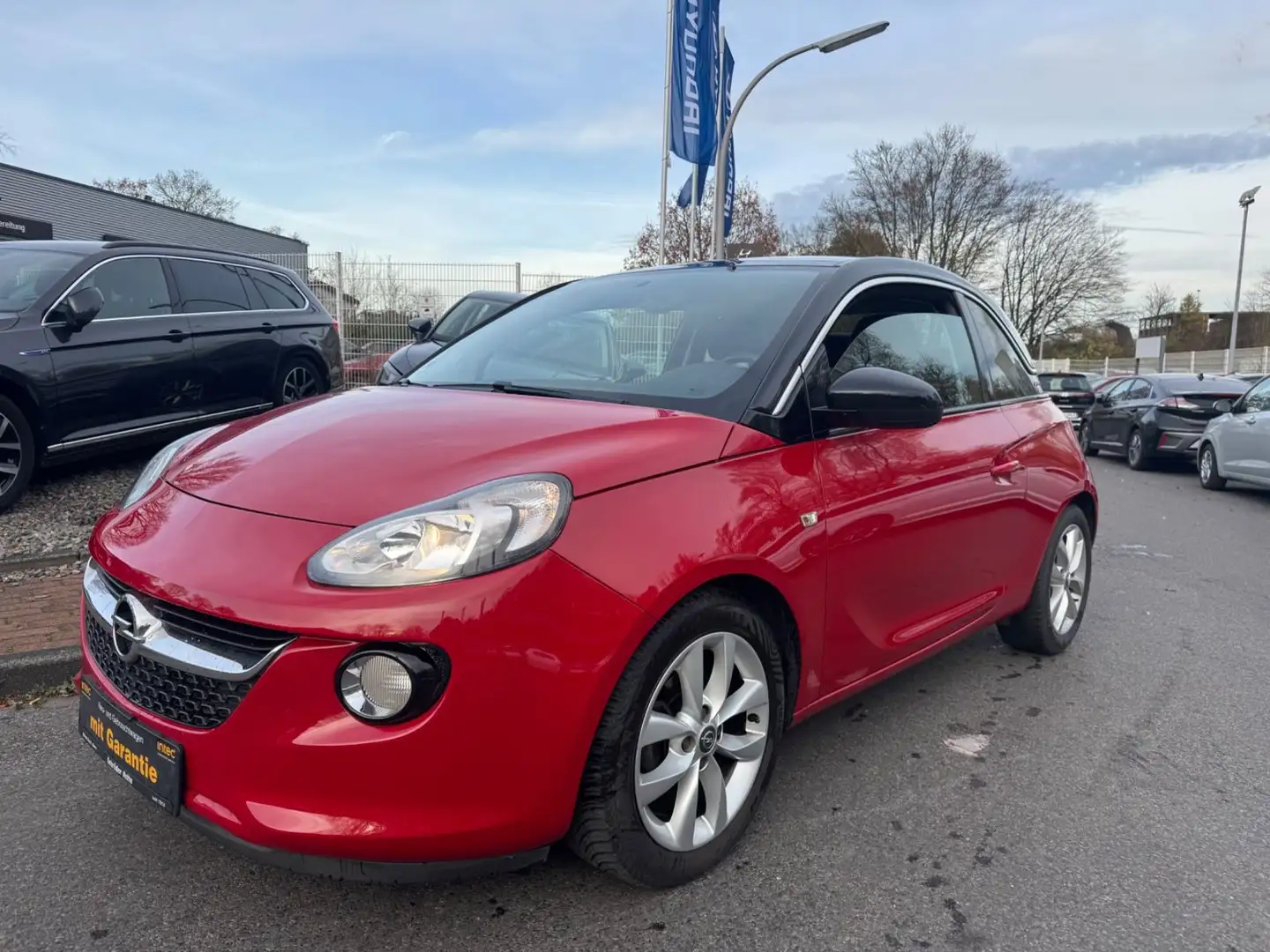 Opel Adam JAM/SPORT/1.HD/KLIMA/T.LEDER/SHZ/S.HEFT/TÜV-NEU Rot - 1