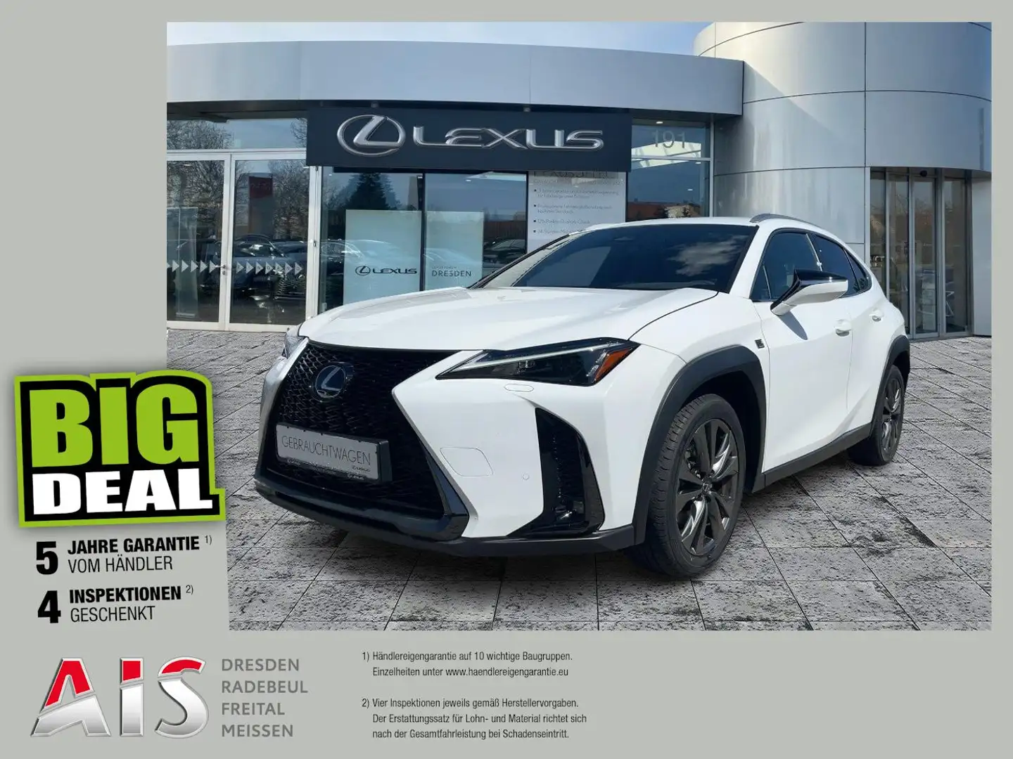 Lexus UX 300h F Sport Design Navi*ACC*KAM*SHZ*DAB Weiß - 1