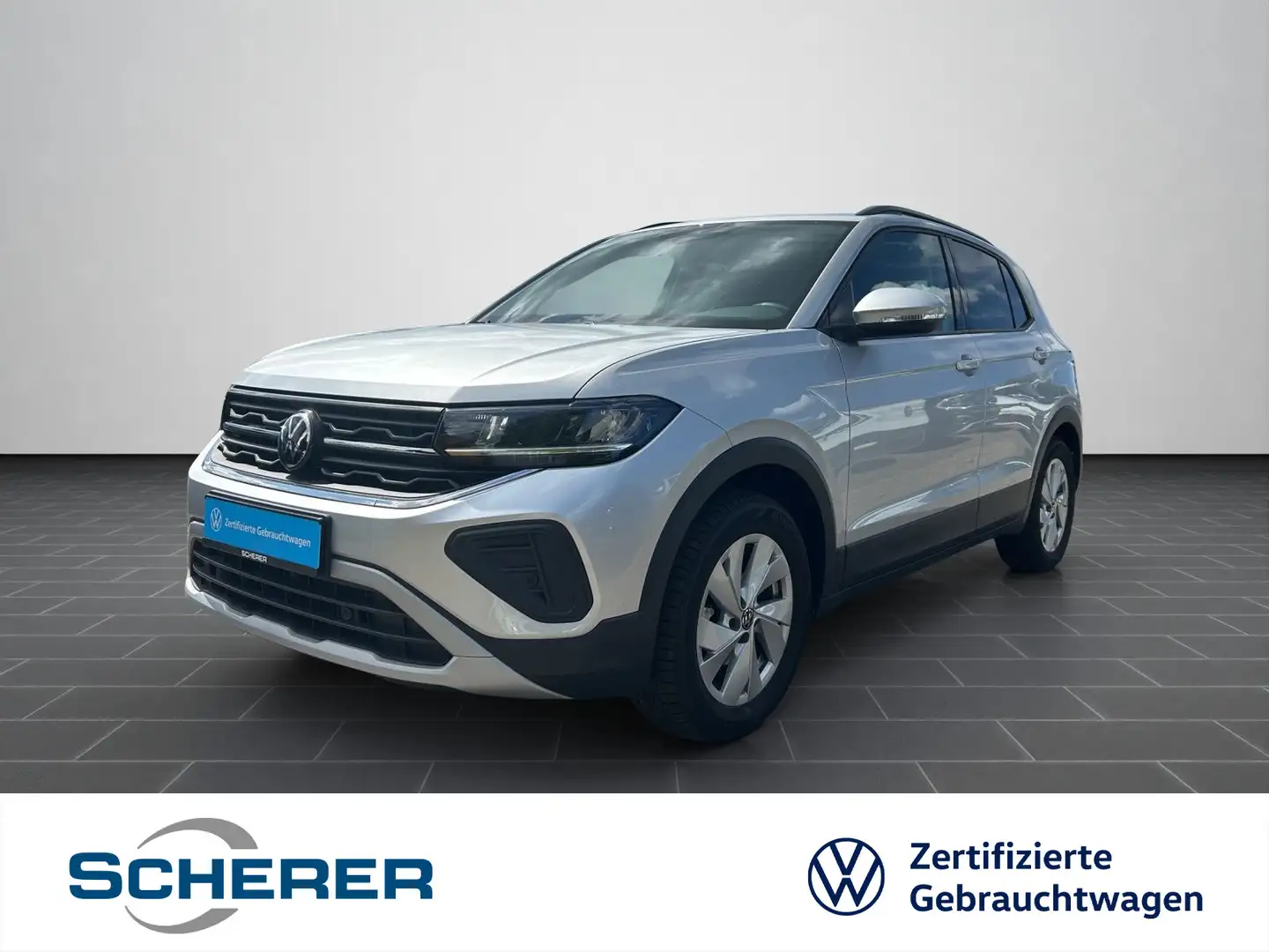 Volkswagen T-Cross 1.0 TSI Life 5J Garantie ACC CARPLAY LED Argent - 1