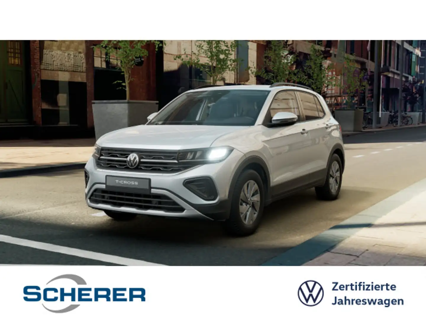 Volkswagen T-Cross 1.0 TSI Life 5J Garantie ACC CARPLAY LED Silber - 1