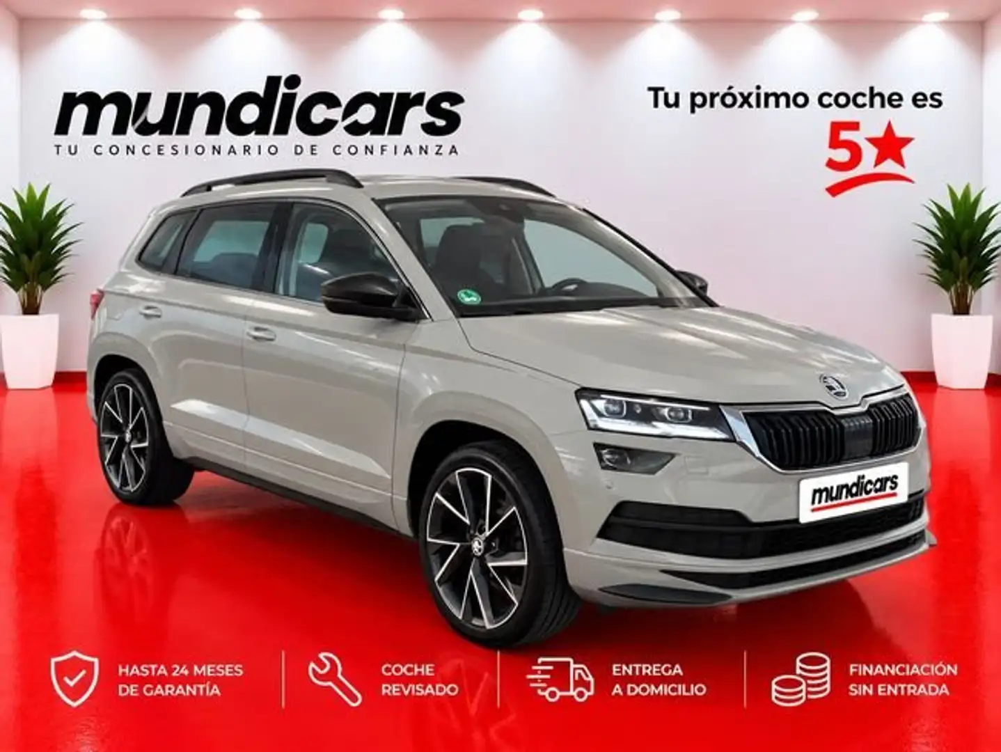 Skoda Karoq 1.5 TSI 110kW (150CV) ACT Sportline Gris - 1