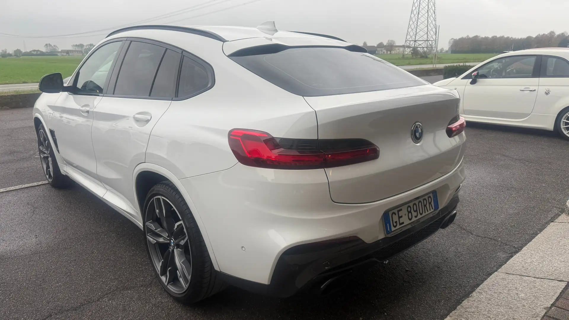 BMW X4 X4 xdrive20d Msport auto Bianco - 2