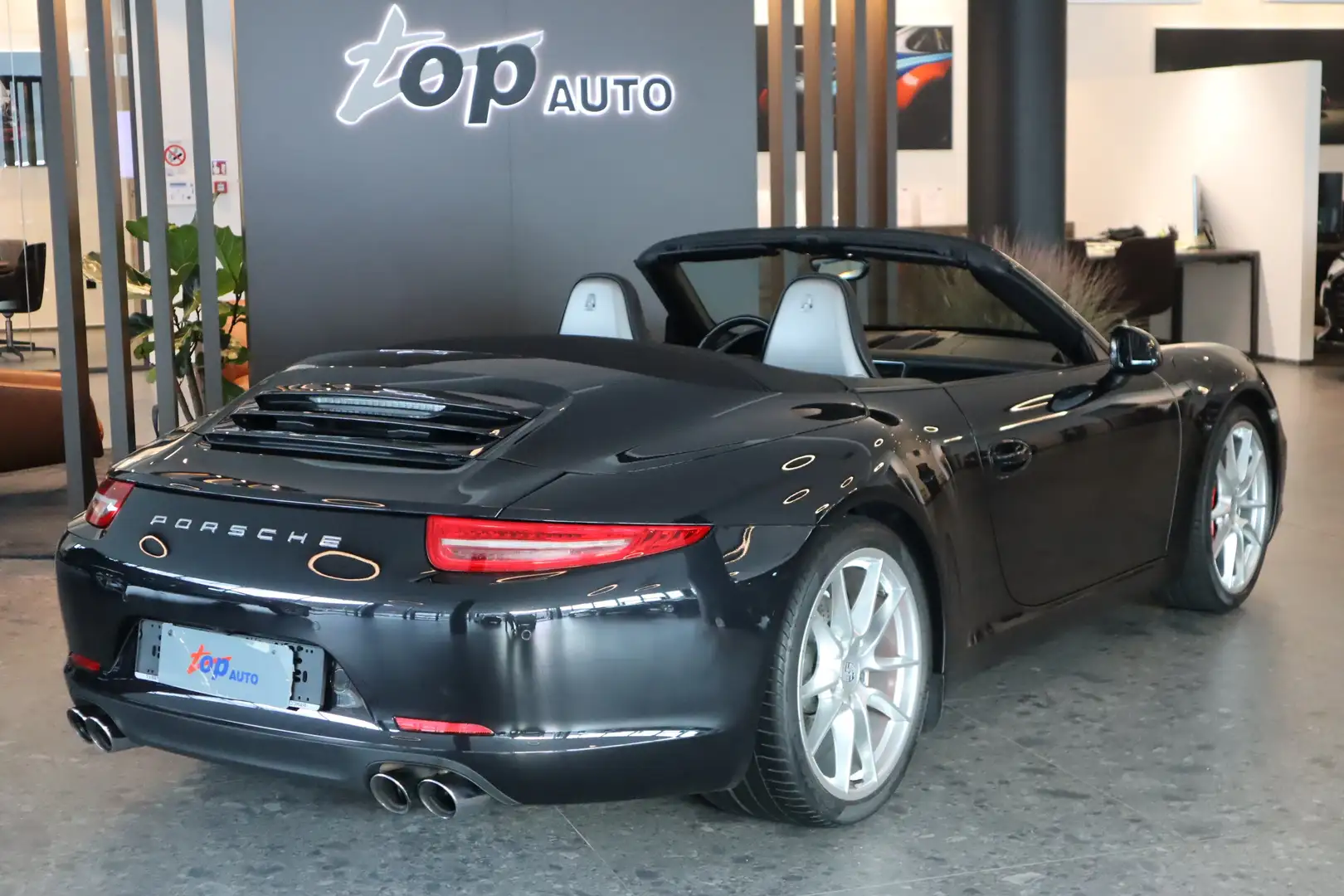 Porsche 991 S 3.8 Cabrio PDK 49000 KM Tagliandati Porsche Nero - 2