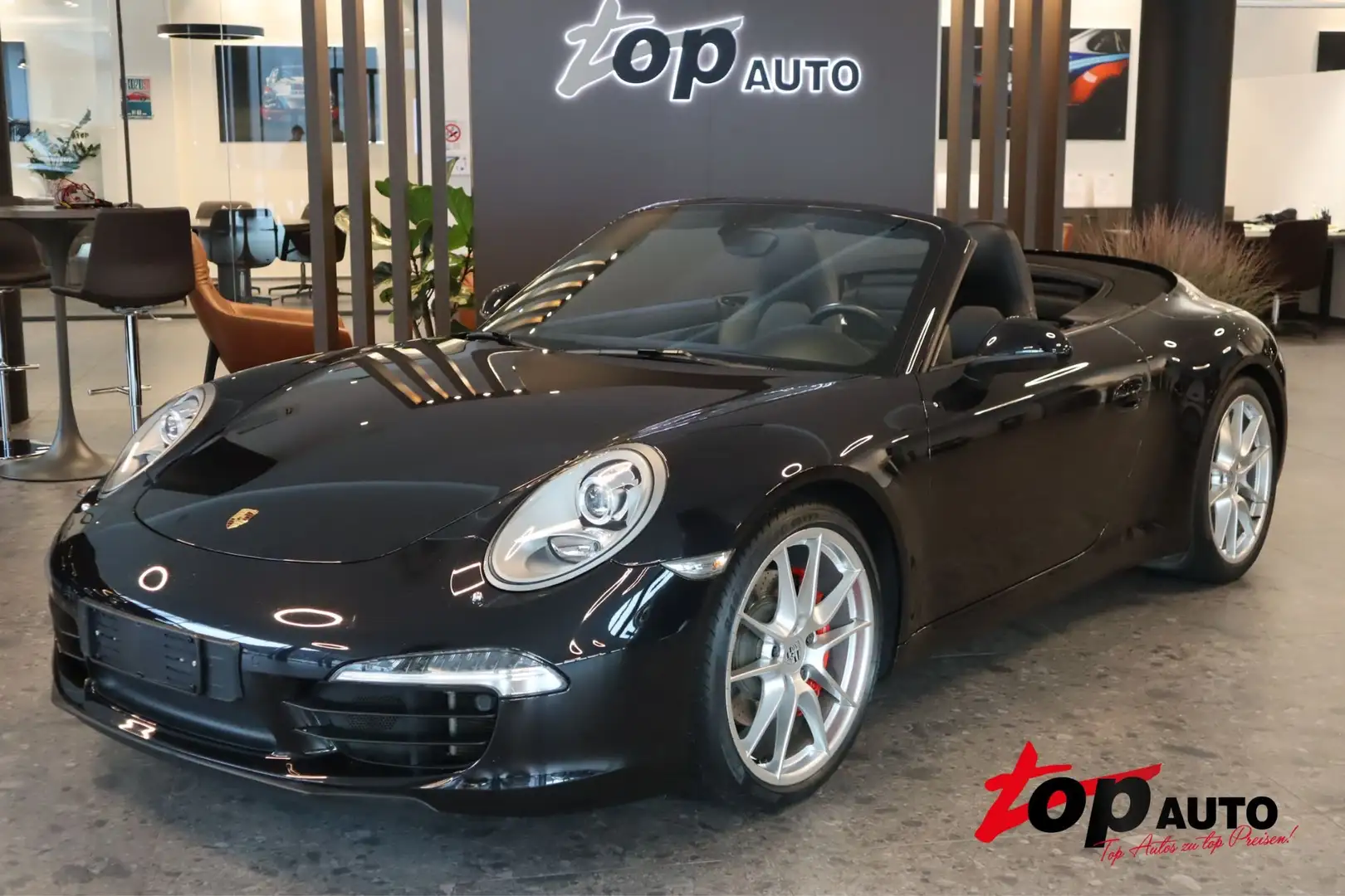 Porsche 991 S 3.8 Cabrio PDK 49000 KM Tagliandati Porsche Nero - 1