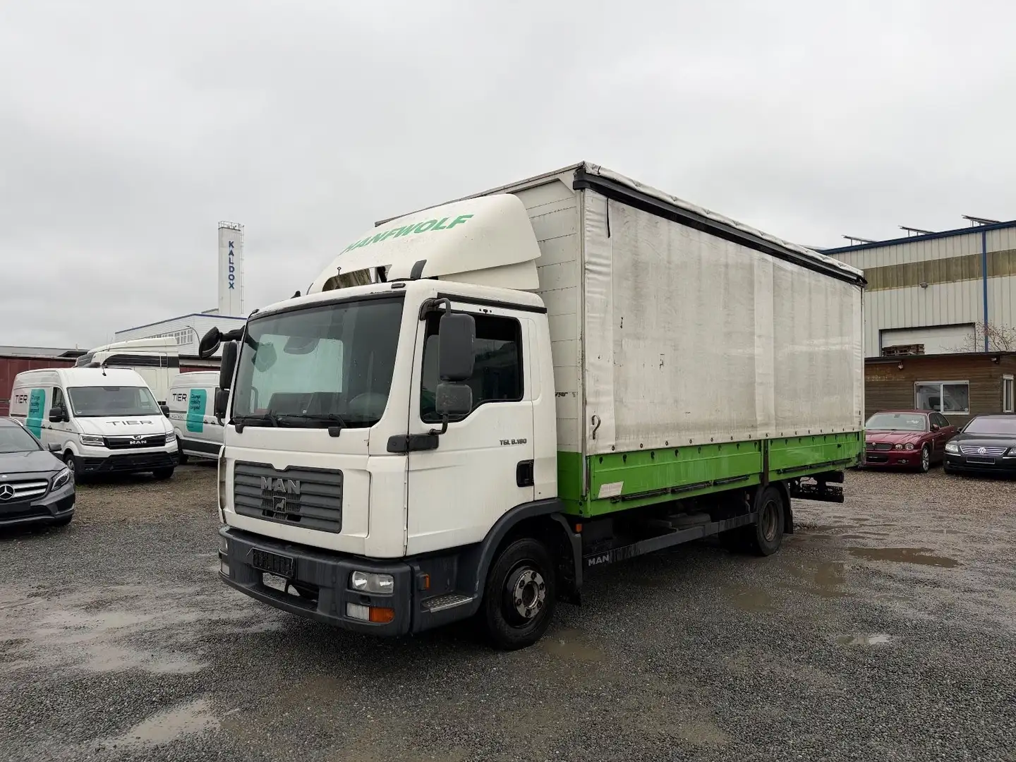 MAN TGL 8.180 4x2 BL Klima Edscha TÜV Weiß - 1