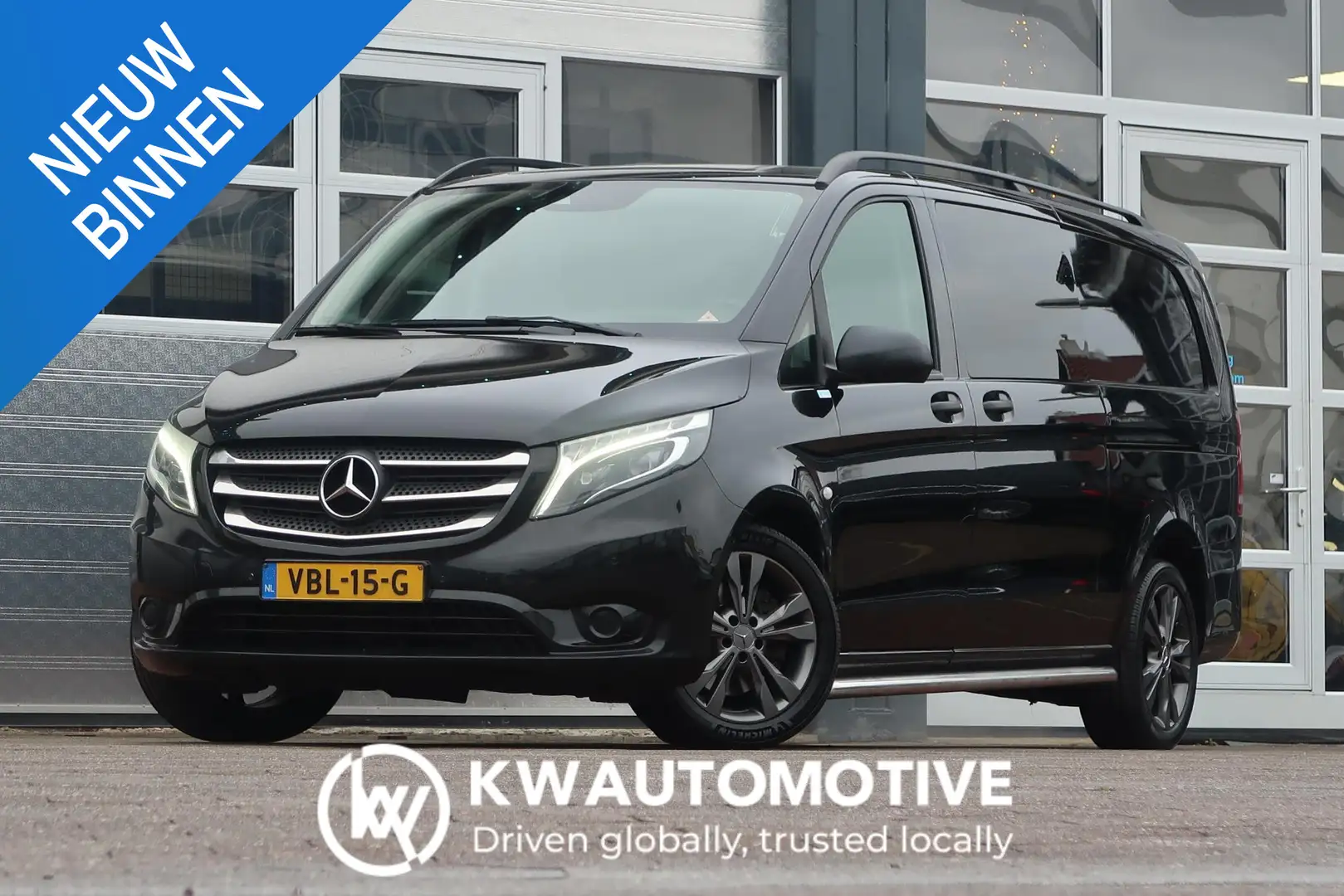 Mercedes-Benz Vito 119 CDI Extra Lang DC AUT/ LED/ CAMERA/ 2X SCHUIF/ Zwart - 1