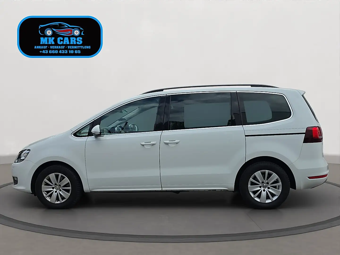 Volkswagen Sharan Business SCR 2,0 TDI DSG Weiß - 2