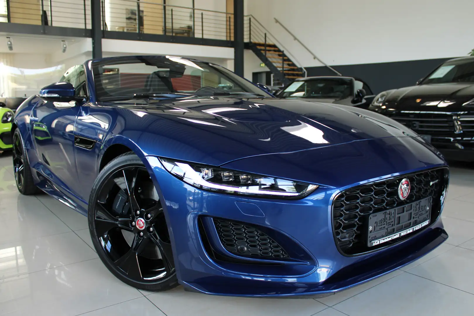 Jaguar F-Type P450 CABRIO 5.0 V8 AWD AUT. BLACK-PACK MERDIAN TOP Azul - 1