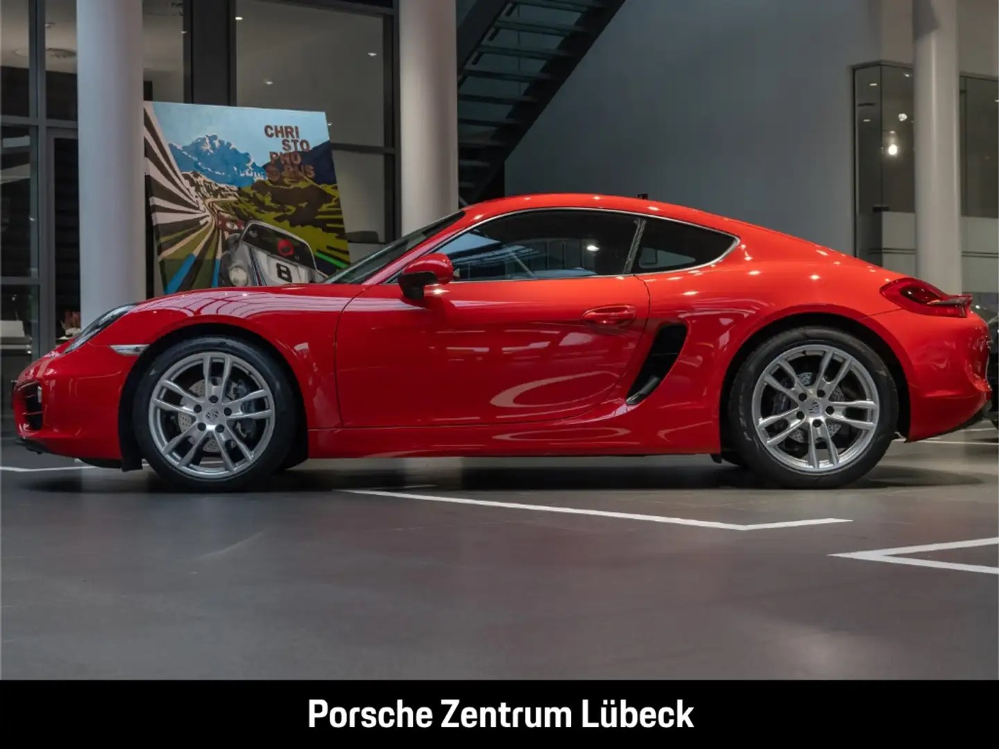 Porsche Cayman Indischrot 55.514 km ParkAssistent PDLS Rood - 2